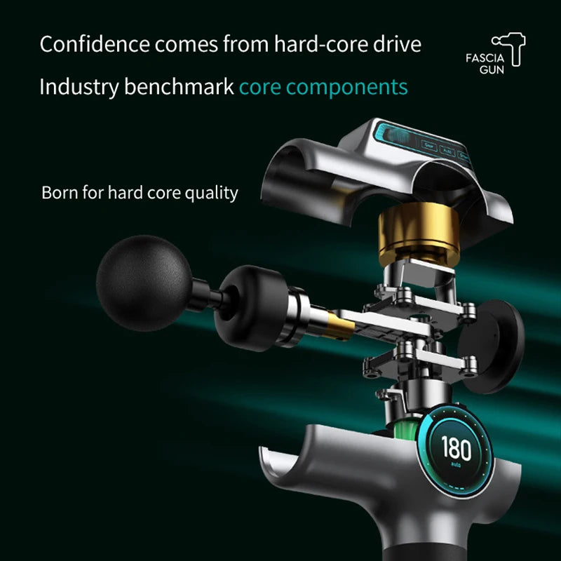 Professionell Massagepistol – 99 Hastigheter för Nacke & Rygg